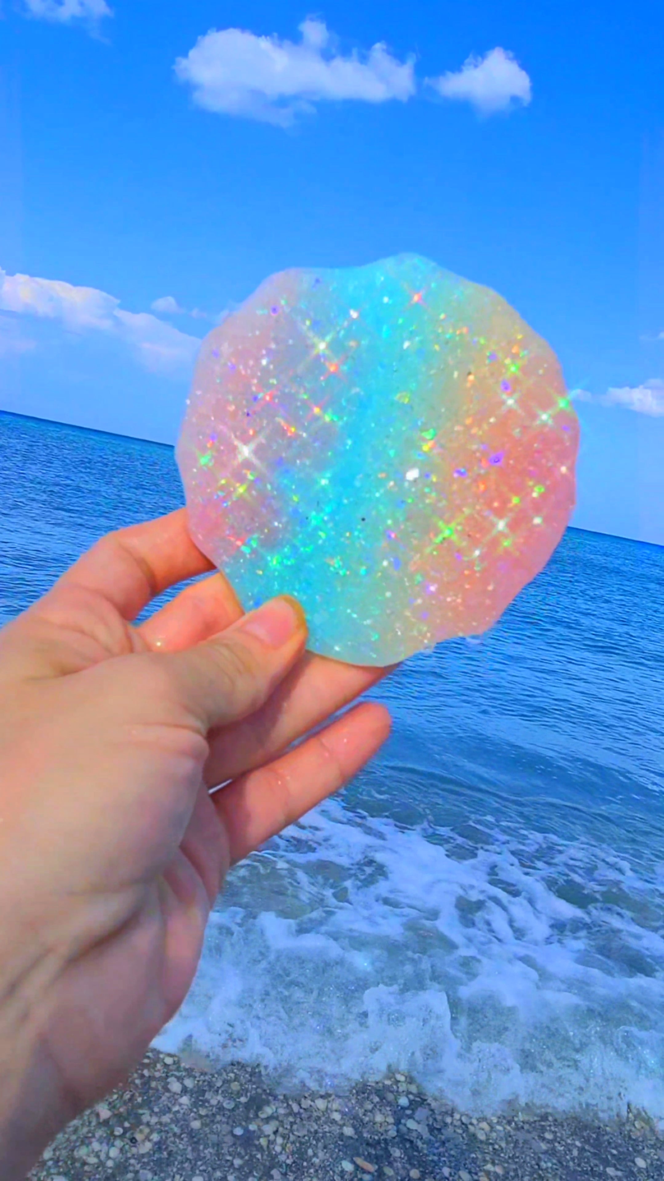 Rainbow Crystal Coasters